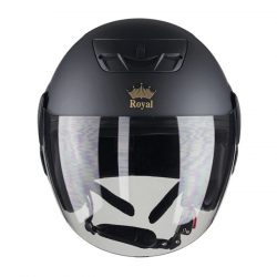 mũ bảo hiểm và Mũ bảo hiểm 3/4 đầu Royal M01 (Đen mờ) 9