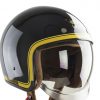 mũ bảo hiểm và Mũ bảo Hiểm 3/4 Royal M139 Kính Âm (Đen Bóng Viền Vàng) 2