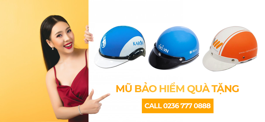 mũ bảo hiểm làm quà tặng